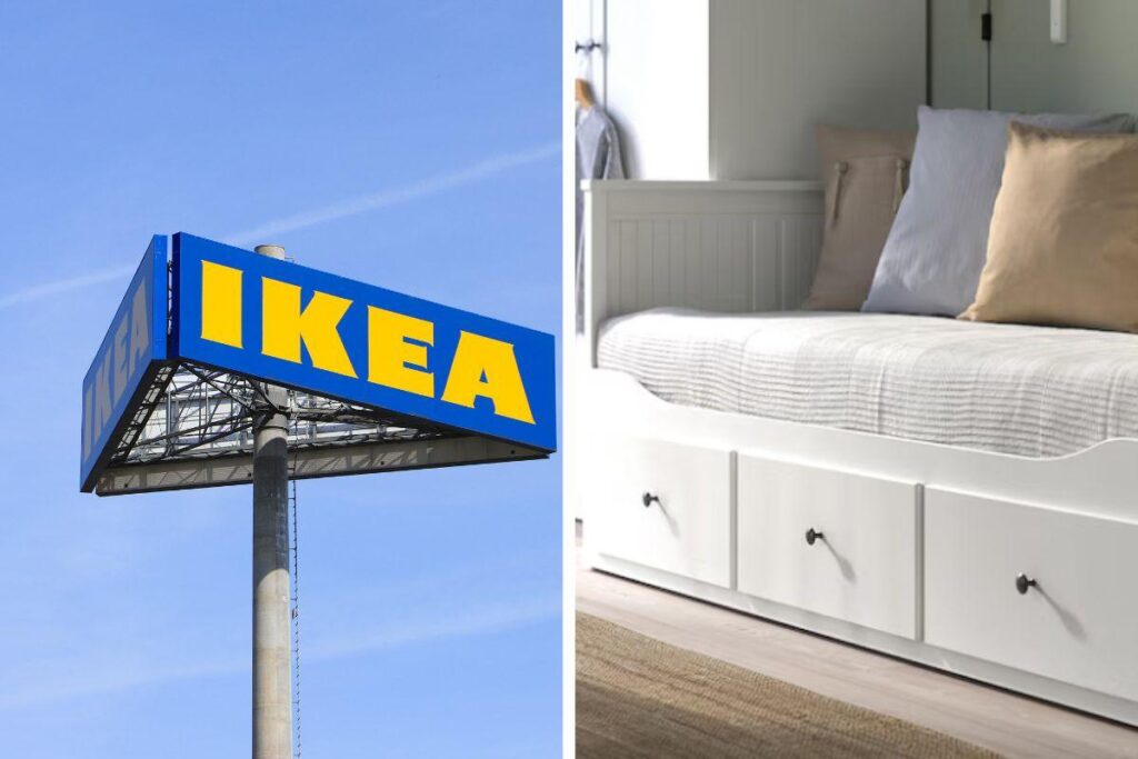 prezzo ribassato sul divano letto HEMNES di Ikea