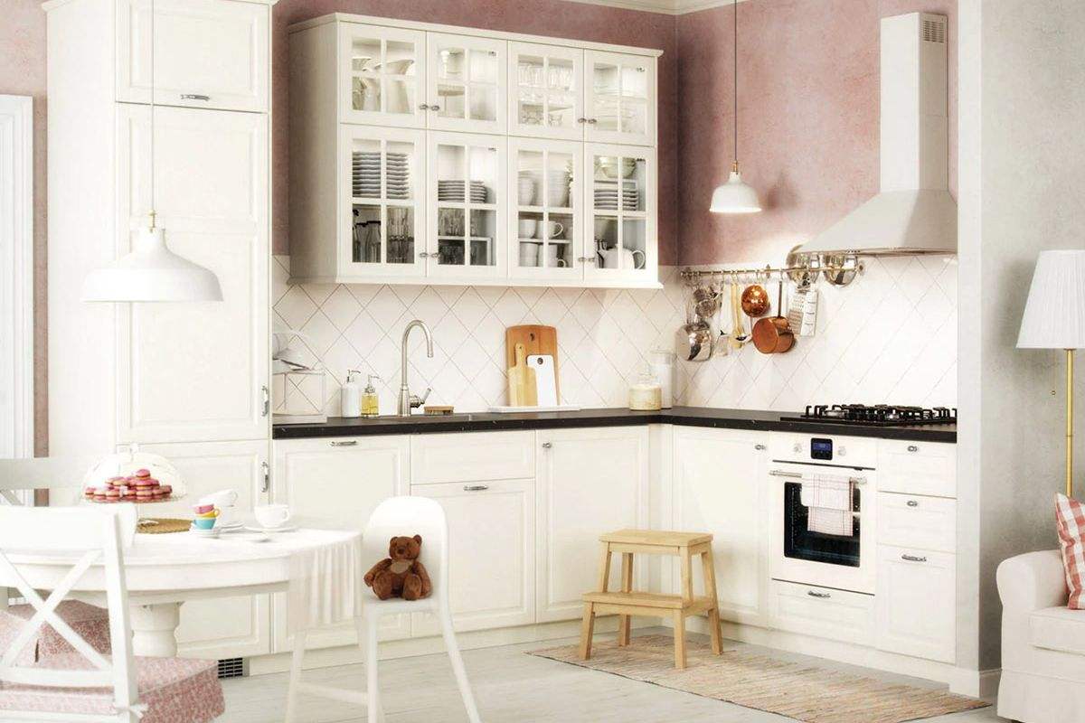 come arredare cucina in stile shabby chic con Ikea