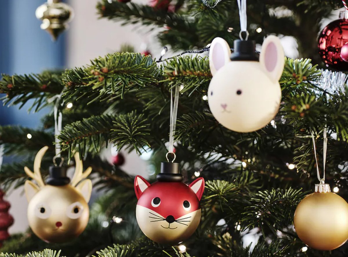 decorazioni IKEA Natale 2024, le palline per l'albero