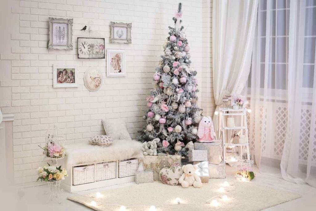 come decorare casa per natale in stile shabby chic