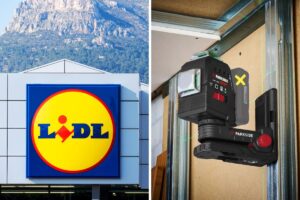 Lidl Livella laser a croce Parkside