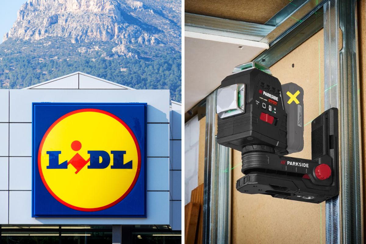 Lidl Livella laser a croce Parkside